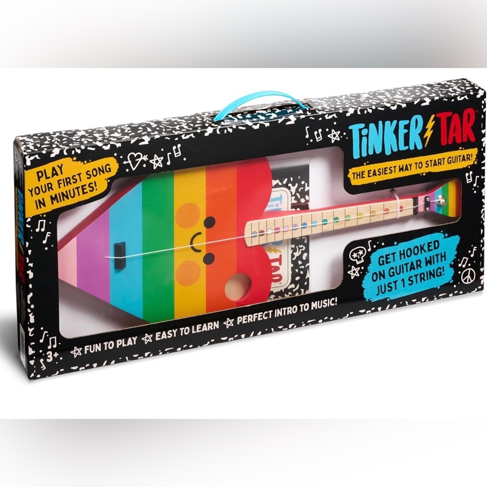 Tinker Tar - Heart or Pizza - Easiest Eay for Kids to Learn Guitar - NEW